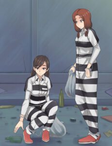 overwatch-hentai-porn-–-prison-uniform,-stripes,-street,-black-stripes,-ls,-working,-white-clothing