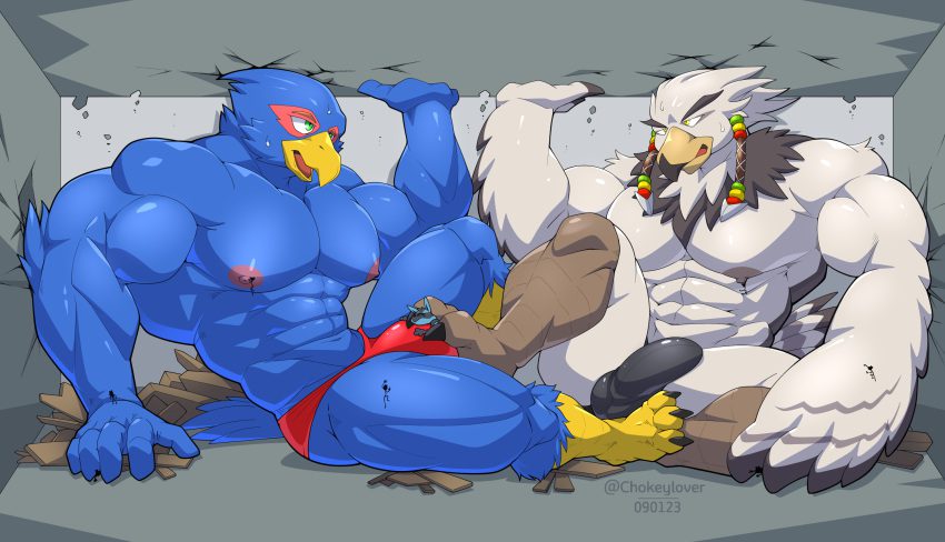 the-legend-of-zelda-free-sex-art-–-swimwear,-rito,-blue-body,-lucario,-sex