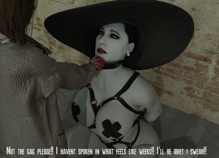 resident-evil-xxx-art-–-dialogue,-pasties,-big-dom-small-sub,-harness,-captured-villainess,-hat,-submissive