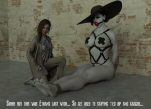 Resident Evil Porn Hentai - leather, bound, breasts, gag around neck, resident evil illage, dialogue 13 resident-evil-porn-hentai-–-leather,-bound,-breasts,-gag-around-neck,-resident-evil-illage,-dialogue