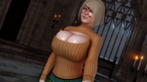 resident-evil-xxx-art-–-bursting-breasts,-female-only,-hourglass-figure,-red-eyes