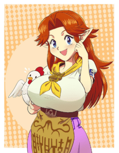 the-legend-of-zelda-game-porn-–-nintendo,-ocarina-of-time,-breasts,-bird,-pointy-ears