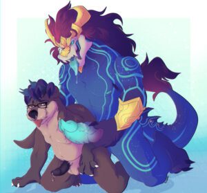 league-of-legends-rule-–-glasses,-nose-piercing,-asian-mythology,-brown-body,-fur,-male-only,-duo