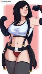 Final Fantasy Game Hentai - smiling, tifa lockhart, flexing bicep, flexing, looking at viewer, long hair 2 final-fantasy-game-hentai-–-smiling,-tifa-lockhart,-flexing-bicep,-flexing,-looking-at-viewer,-long-hair