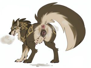the-legend-of-zelda-hentai-–-tail,-mammal,-rear-view,-nintendo,-fluffy-tail,-multi-nipple