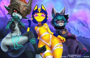 the-legend-of-zelda-hentai-porn-–-camel-toe,-ankha-(animal-crossing),-nipple-slip,-frown