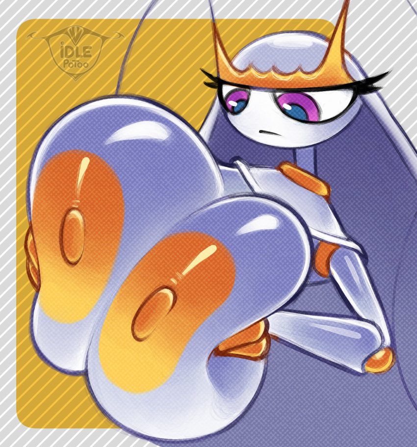 pokemon-hentai-art-–-female,-simple-background,-idlepotoo,-pheromosa,-long-eyelashes,-huge-breasts,-alternate-version-available