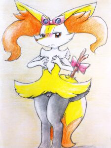 pokemon-porn-hentai-–-fluffy-tail,-feral,-serious,-braixen,-glasses-on-head,-standing