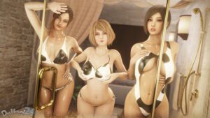 resident-evil-hentai-porn-–-ls,-voluptuous,-cow-print-bikini,-brown-hair,-dochaunt24