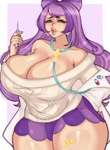 miriam-sex-art-–-large-breasts,-long,-purple-hair,-wide-hips,-nintendo,-female,-mimimows