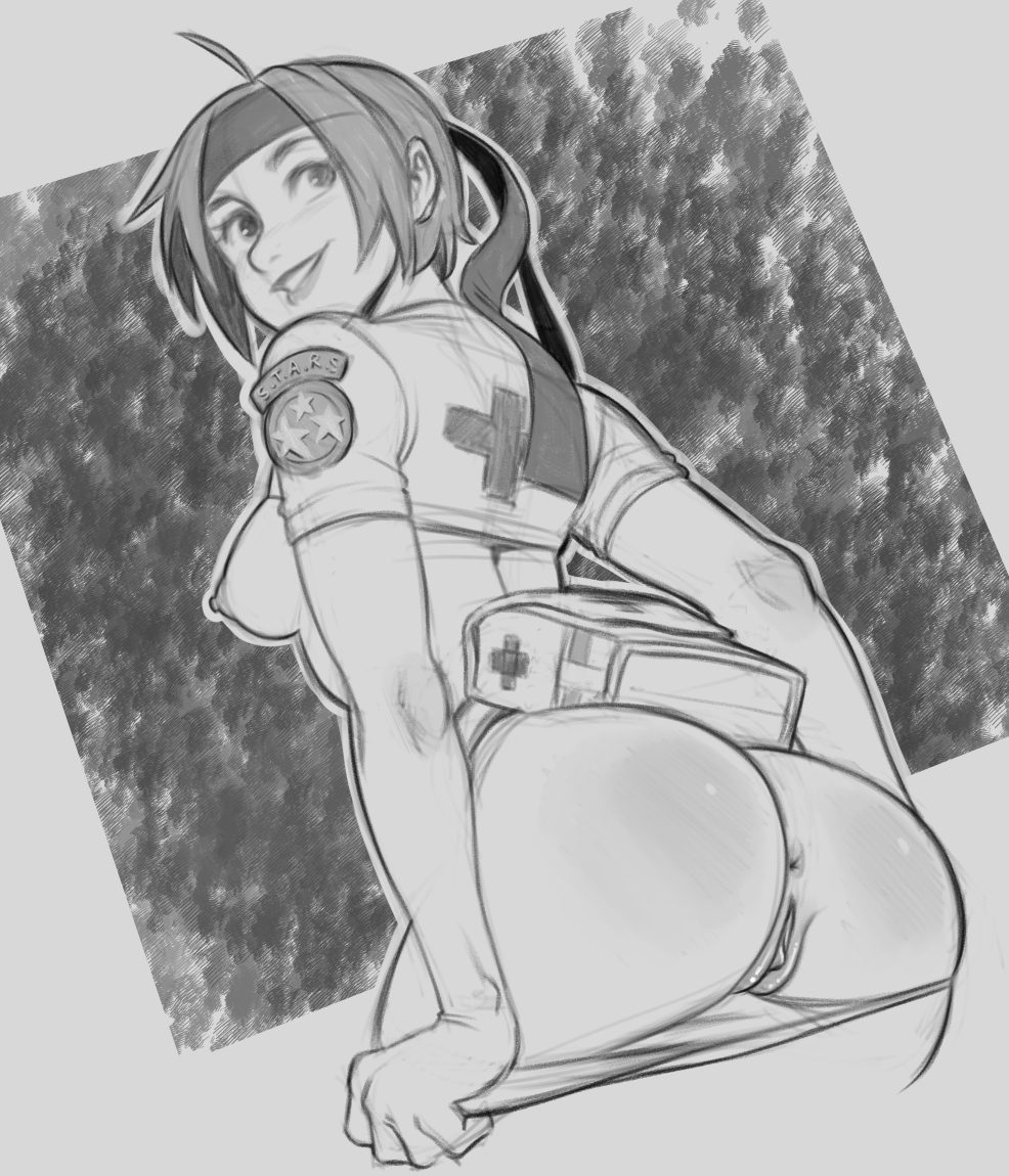 resident-evil-hentai-porn-–-sideboob,-sketch,-capcom,-short-hair