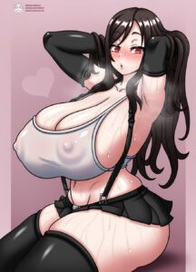 final-fantasy-game-hentai-–-long-hair,-black-hair,-takilmar,-armpits,-skirt,-dumptruck-ass,-huge-ass