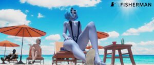 ashe-hentai-–-turquoise-hair,-sideboob,-open-toe-shoes,-widowmaker,-tattoo-on-arm