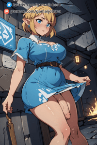 the-legend-of-zelda-rule-xxx-–-ai-generated,-blue-dress