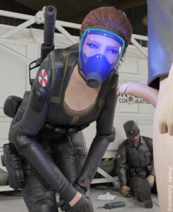 resident-evil-hentai-art-–-masked-female,-penis-out,-inside,-capcom,-military,-military-uniform