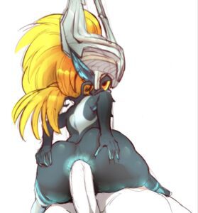 the-legend-of-zelda-xxx-art-–-looking-back-at-viewer,-ass-focus,-midna,-orange-hair,-looking-at-viewer