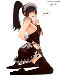 league-of-legends-hentai-art-–-simple-background,-solo-female,-riot-games,-maid,-female