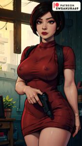 resident-evil-free-sex-art-–-asian,-breasts,-hips,-dress