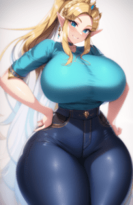 the-legend-of-zelda-free-sex-art-–-shiny-skin,-blue-eyes,-looking-at-viewer,-huge-breasts