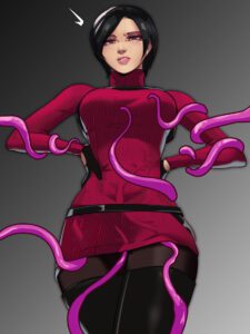 resident-evil-free-sex-art-–-clothed,-female-only,-dark-hair,-thighs