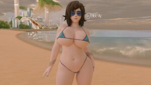 mei-hentai-porn-–-odel,-fat-ass,-bikini,-beach,-brown-hair