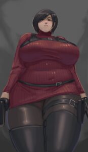 resident-evil-rule-–-from-below,-asian-female,-asian,-thighs,-breasts