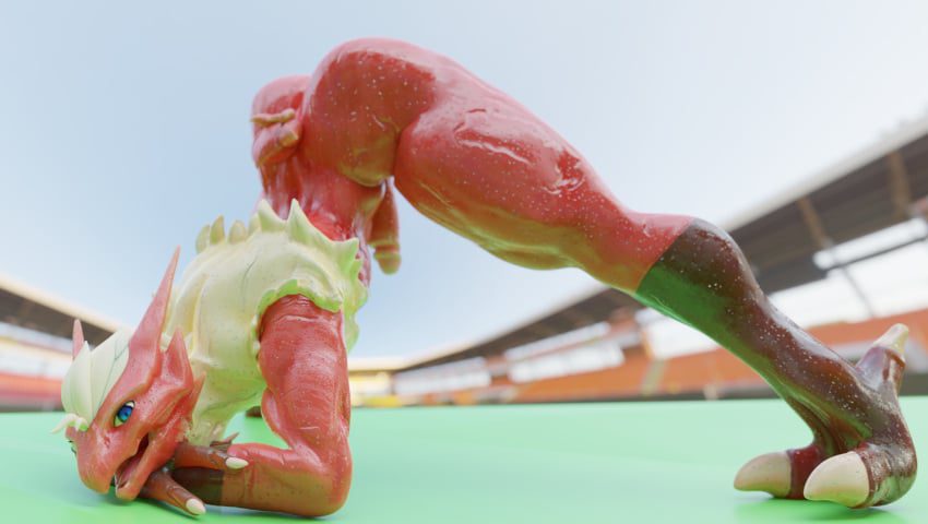 pokemon-rule-–-red-balls,-looking-at-viewer,-nude,-male,-white-fur