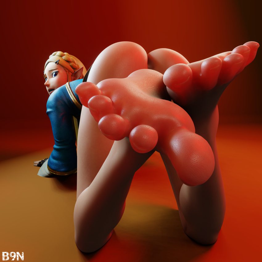 the-legend-of-zelda-game-porn-–-partially-nude-female,-long-hair,-soles,-asshole,-ls