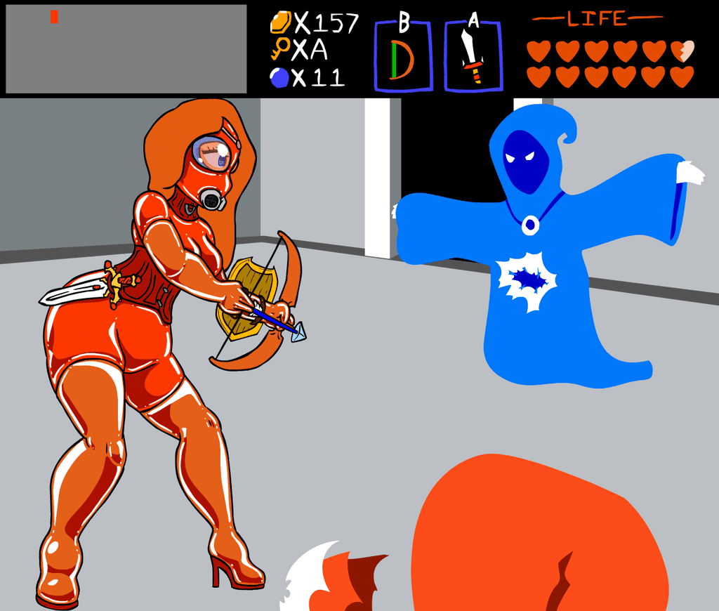 the-legend-of-zelda-rule-porn-–-arrow-(projectile),-opera-gloves,-dungeon,-part-of-a-set,-blue-eyes,-enhanced-breasts,-red-corset
