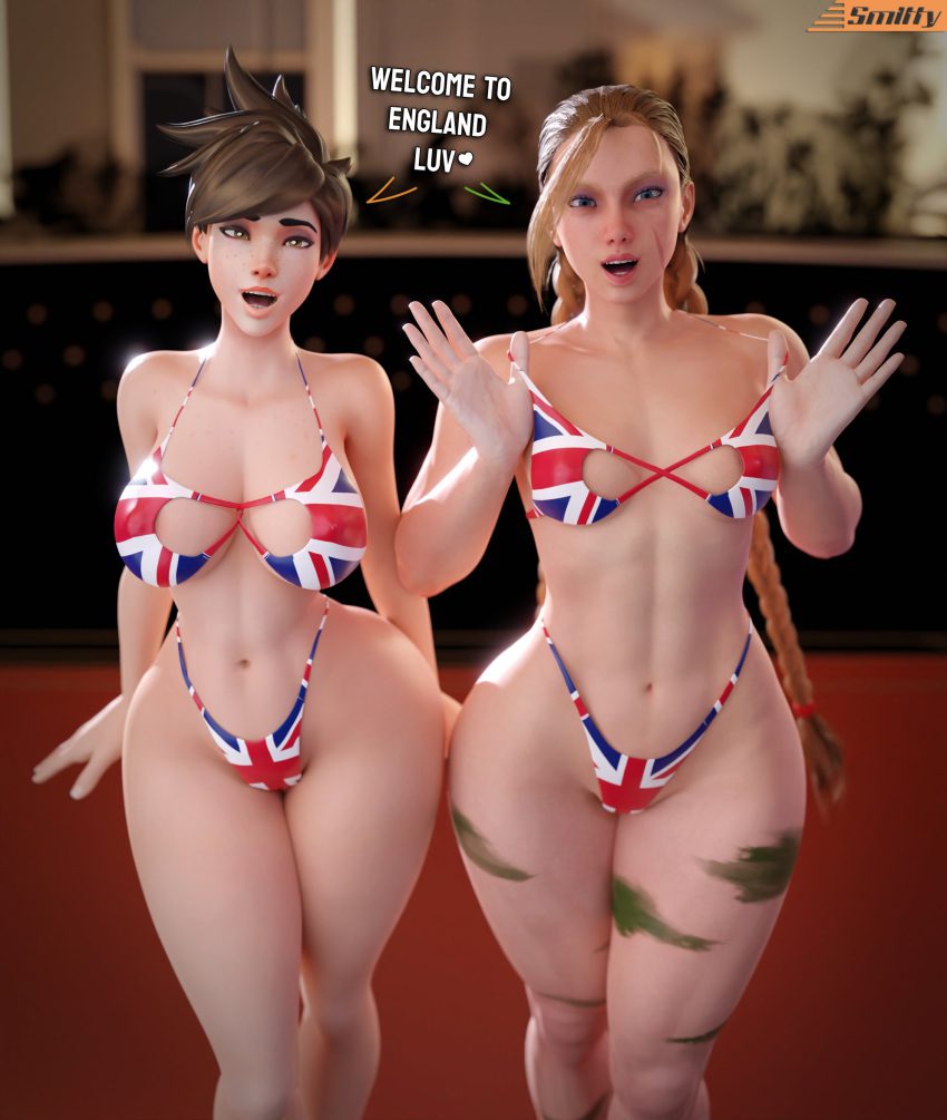 overwatch-game-porn-–-dark-hair,-human,-standing,-pulling-bikini-string