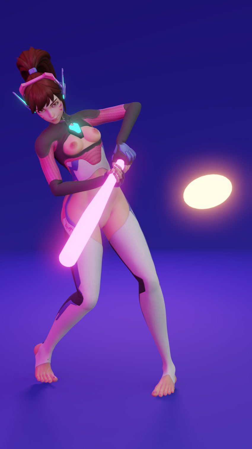 overwatch-rule-porn-–-small-breasts,-smug,-punch,-suit,-feet,-simple-background