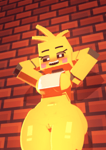minecraft-rule-–-big-breasts,-fnaf,-blush,-chica,-yellow-hair,-robot