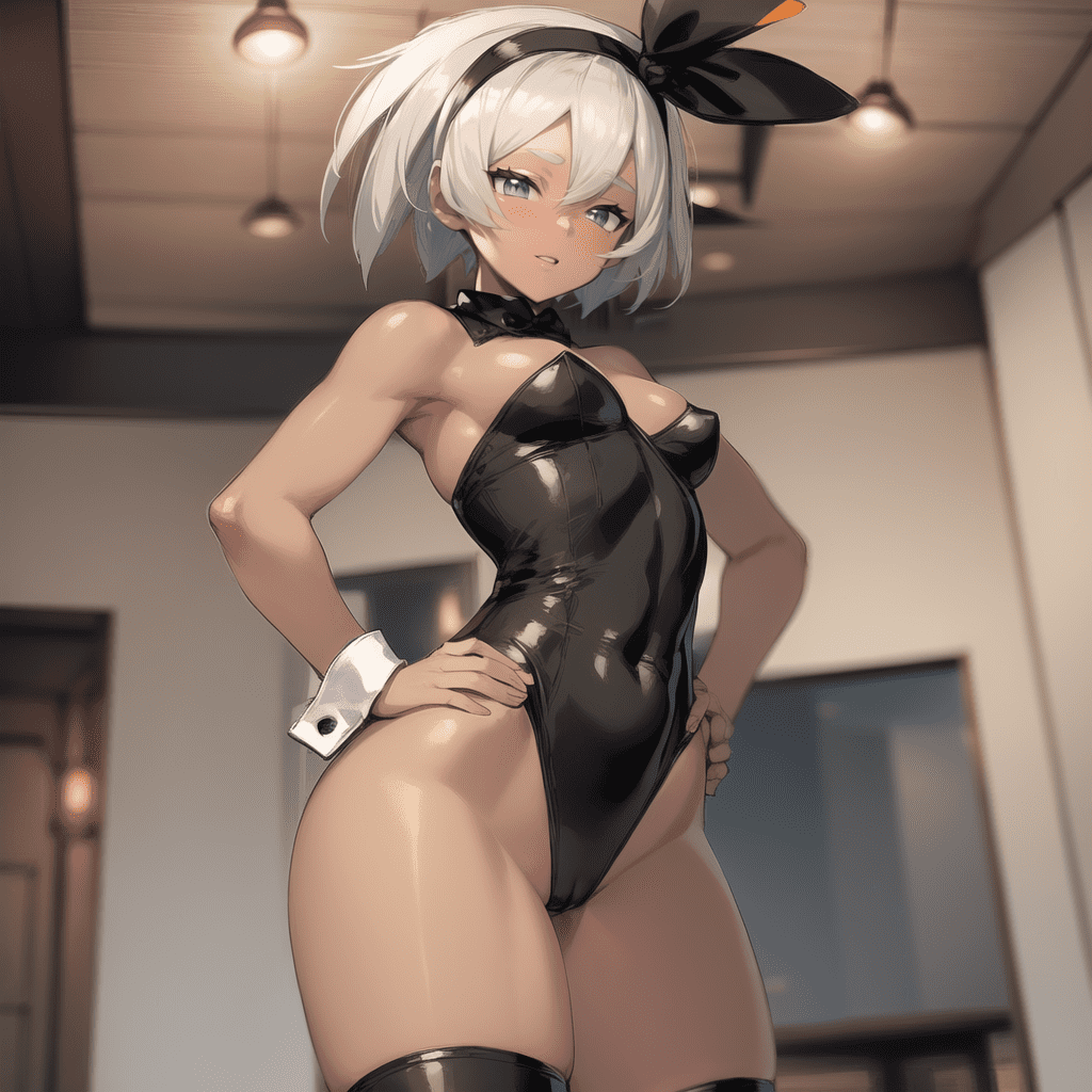 bea-game-porn-–-short-hair,-looking-at-viewer,-low-angle-view,-pussy