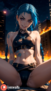 jinx-game-porn-–-female-only,-erect-nipples,-partially-clothed,-riot-games,-ai-generated,-female