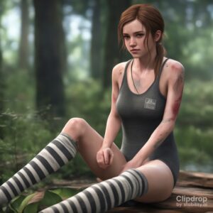 ellie-game-hentai-–-ls,-ai-generated,-cute,-thighhighs,-small-breasts,-clip-drop
