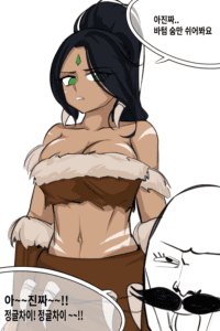 league-of-legends-hentai-xxx-–-tanned-skin,-black-hair-female,-tribal-tattoos,-ponytail-female