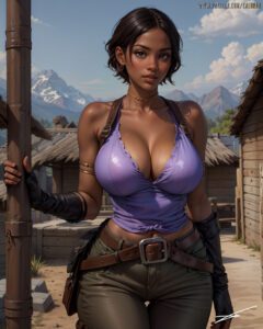 resident-evil-game-hentai-–-capcom,-african-female,-patreon-username,-ai-generated,-looking-at-viewer,-highres