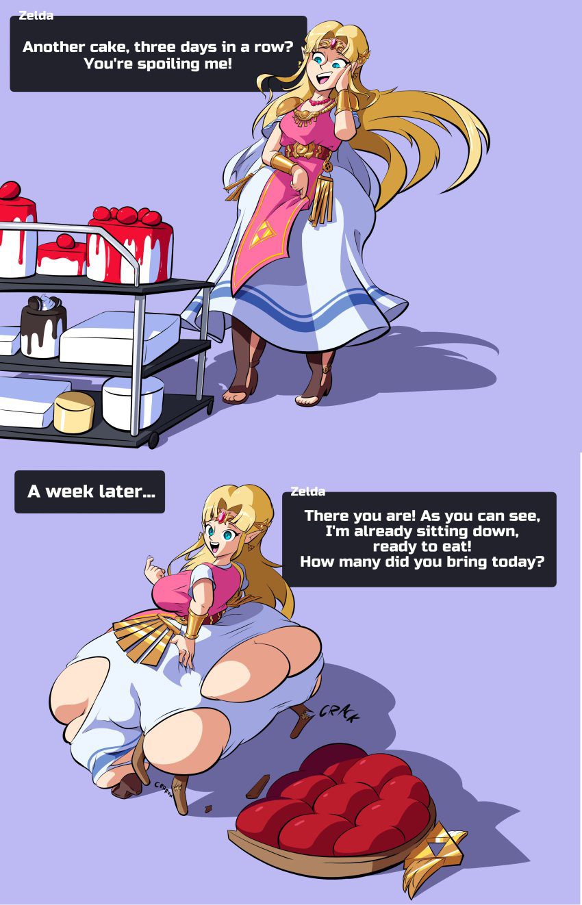 the-legend-of-zelda-hentai-–-zelda-(a-link-between-worlds),-food,-cake,-blendotendo,-text,-broken-furniture,-fat-rolls