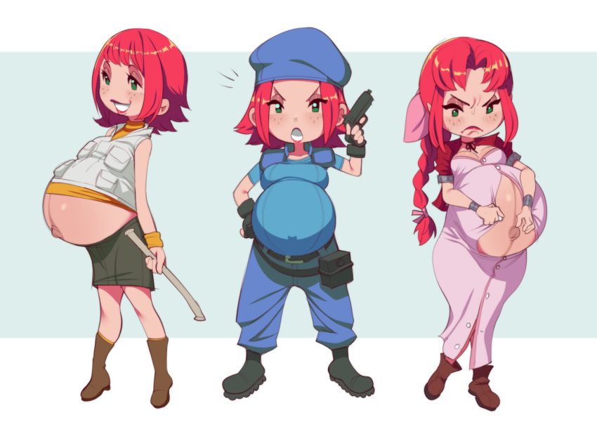 final-fantasy-hot-hentai-–-green-eyes,-exposed-belly,-aerith-gainsborough-(cosplay),-linea-nigra,-big-breasts,-lipstick,-pink-dress