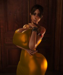 resident-evil-hot-hentai-–-thighs,-sofa,-nipples-visible-through-clothing,-human-only