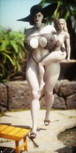 mothermiranda-hot-hentai-–-stockings,-alcina-dimitrescu,-areolae,-capcom,-vagina,-female-only