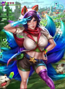 league-of-legends-hentai-porn-–-alternate-costume,-alternate-hair-color,-short-hair,-hips,-fluffy-tail,-belly