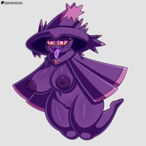 pokemon-hentai-–-female,-solo,-areola,-blush,-purple-nipples,-ipples