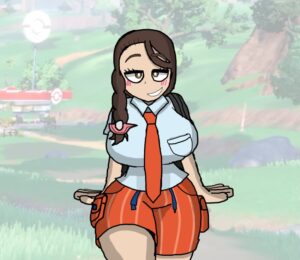 juliana-game-hentai-–-orange-tie,-pockets,-orange-shorts,-semi-closed-eyes,-short-sleeved-shirt