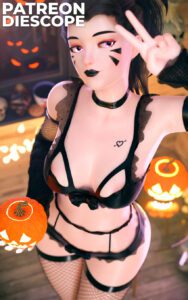 overwatch-game-hentai-–-lamp,-glowing-eyes,-d.va,-clothing,-fishnet-stockings