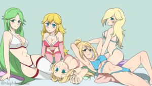 the-legend-of-zelda-game-hentai-–-simple-background,-crossover,-on-back,-mephiles-sama,-kid-icarus,-blonde-hair,-breasts