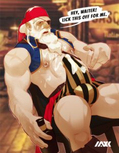 overwatch-free-sex-art-–-white-hair,-solo-male,-looking-at-viewer,-male-nipples,-yaoi,-holidays