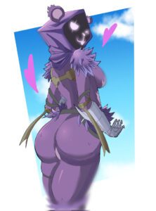 fortnite-free-sex-art-–-raven-team-leader,-wink,-looking-at-viewer,-fortnite:-battle-royale,-purple-fur,-thick-thighs,-big-butt