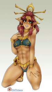 the-legend-of-zelda-porn-hentai-–-breath-of-the-wild,-gerudo,-riju,-girl,-tears-of-the-kingdom,-solo,-young