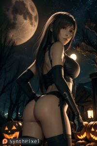 final-fantasy-free-sex-art-–-moon,-shadow,-halloween-umpkin,-solo-female